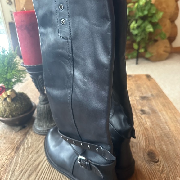 Vintage Foundry Co. Black Leather Tall Boots - Picture 10 of 11